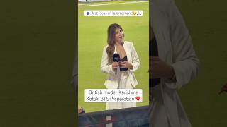 Download lagu British Model ‘Karishma Kotak’ BTS Preparation 🔥😍 #karishmakotak #shorts #dplanchors mp3