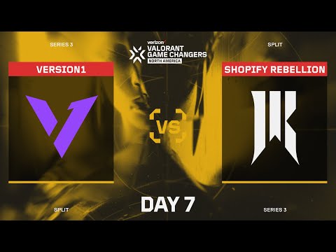 Version1 vs Shopify Rebellion - Verizon VCT Game Changers Series 3 Main Event - Day 3 Map 1