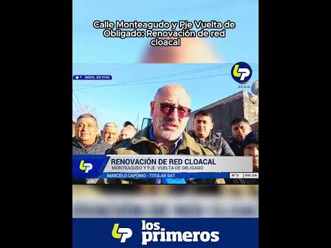 Calle Monteagudo y Pje Vuelta de Obligado: Renovación de red cloacal