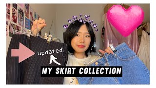 MY SKIRT COLLECTION (updated!) + TRY-ON!