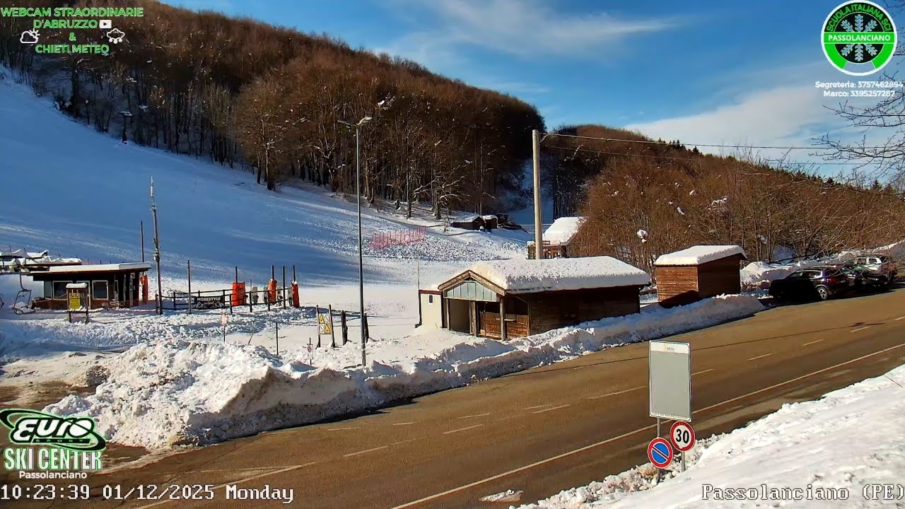 Live webcam view of Passolanciano Ski Lifts Station