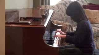 Tyler Fengya (8) playing Sonata in D, Hob. XVI/14; L:16, 3rd mvt. by Haydn