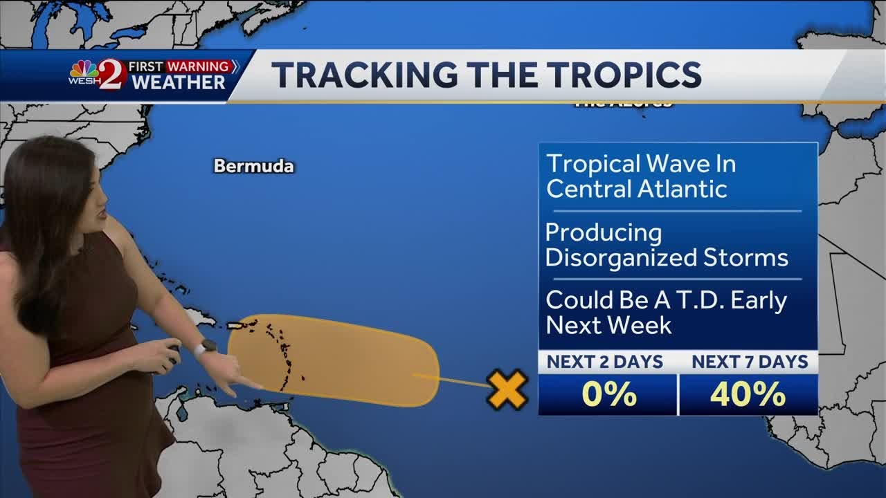 National Hurricane Center monitoring tropical wave in Atlantic as development chances jump