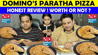 Domino's Paratha Pizza Review ! Dominos Paratha Price + Taste + Unbox ! Indian Food Vlogs