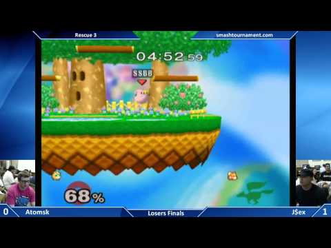 Rescue 3 - Jsex vs Atomsk - Losers Finals - SSBM