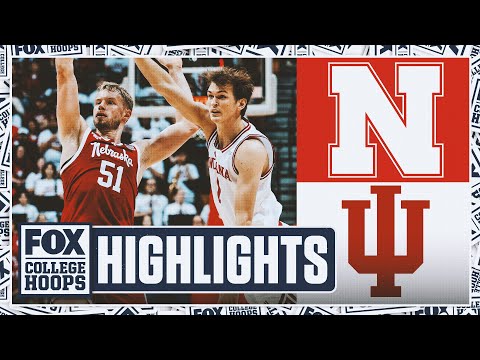 No. 10 Nebraska Cornhuskers vs Indiana Hoosiers Highlights 🏀 FOX College Hoops