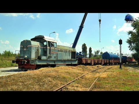 LDH 80-0489-2 & Descarcare Vagoane/Unload Wagons in Oradea Est Triaj - 13 August 2018