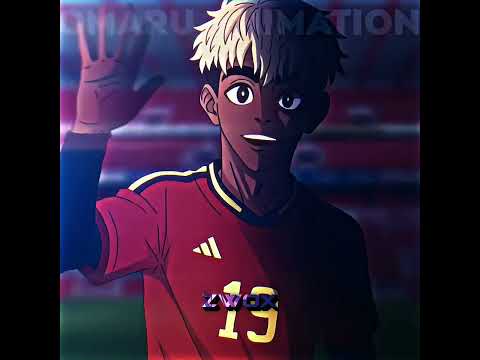 Lamine yamal in Blue lock 🔥 #bluelock