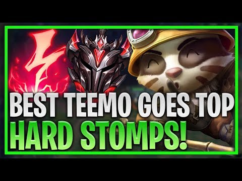 HARD STOMP TEEMO TOP IN SEASON 9! BEST TEEMO SHOWS HOW TO WIN TOP LANE!
