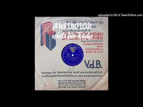 Theo Heldt, Erwin Hartung (voc): Der Bart ist ab mein Schatz - Foxtrot (Berlin 1938)