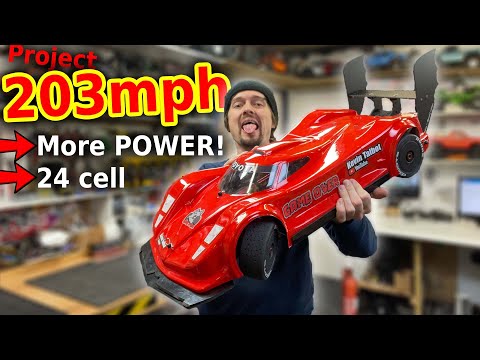 WORLDS fastest RC Car 1st run - MORE POWER!