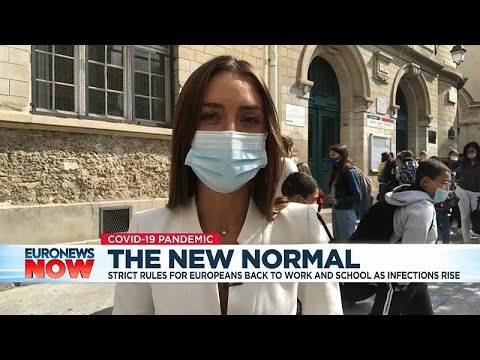 French children head back to school as infections rise