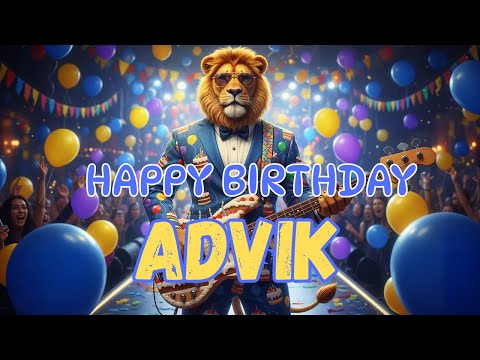 ADVIK Happy Birthday Song - Happy Birthday to Advik