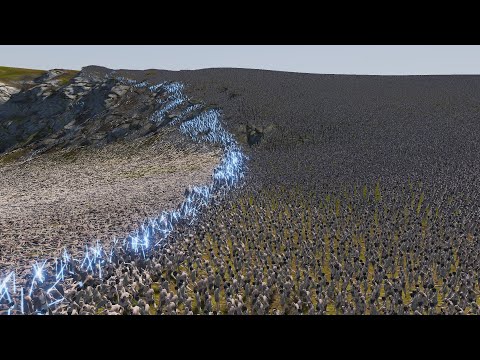 5,000 Jedi Defend Canyon vs 1.6 Million Evil Ultimate Epic Battle Simulator 2