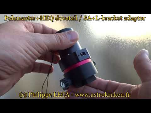 Adapter Polemaster+HEQ dovetail / Star-Adventurer+L-bracket