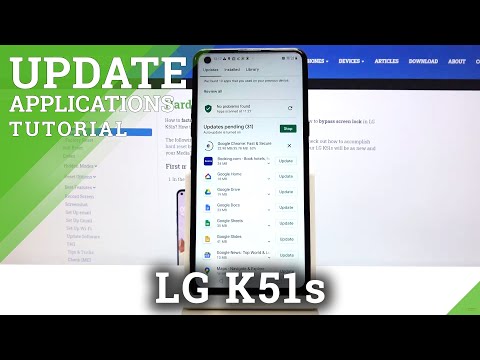 How to Update Apps in LG K51s – Install Latest App Version