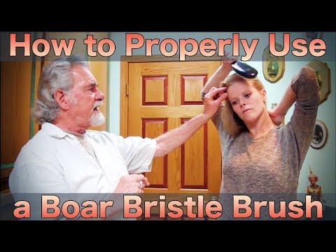 How to Properly Brush Your Hair with Boar Bristle...
