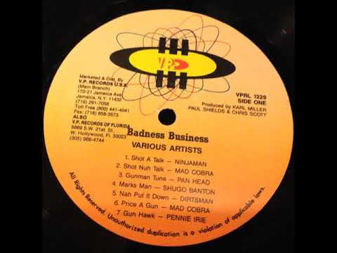 Pan Head - Gunman Tune - LP Vp Records 1990 - BADMAN ANTHEM 90'S DANCEHALL