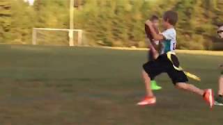 Pass leads to touchdown run