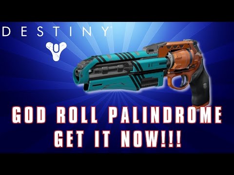DESTINY GOD ROLL PALINDROME Get it NOW!!