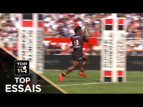 TOP Essais de la J02 – TOP 14 – Saison 2018/2019