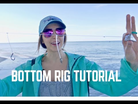 How to tie your own bottom rig (hi lo rig) EASY!! PIER, SURF, and BRIDGE FISHING RIG DIY!