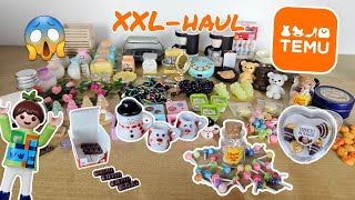 XXL Temu Haul- Miniaturen Unboxing- Vergleich zu Playmobil- Deutsch | Familie Hund