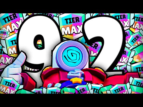 ¡Me volví LOCO subiendo los 92 BRAWLERS al RANGO MÁXIMO!