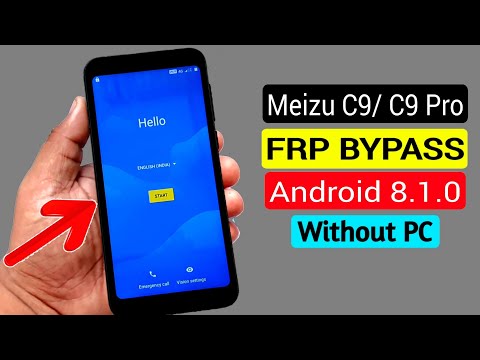 Meizu C9/ C9 Pro Bypass Google Account/FRP Reset |Without PC