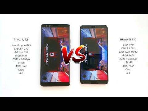 HTC U12 Plus vs Huawei P20 - Speed Test!