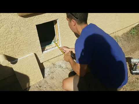 YouTube video about: How to cut stucco for dog door?