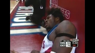 Ben Wallace's Flagrant And-1 in Game 7 (via Pat Burke)