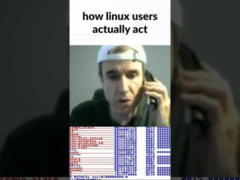 How Windows users thinks #linux users are... #shorts #linux