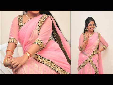 Pramodini New Pink Saree Stills