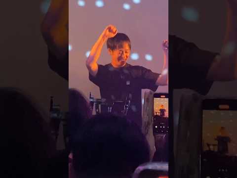 満面の笑みのzanioさん😂🍻🐶🪩🍜🐣🚊⛑️ビューだね🤩 6/28 in郡山#dj #electronicmusic　#zanio