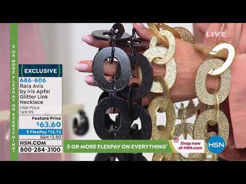 Rara Avis by Iris Apfel – Glitzernde Gliederkette