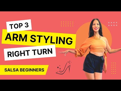 💕TOP 3 Salsa LADY STYLING ARMS | Right TURN | For Stability {Beginners}