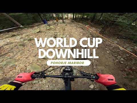 World Cup Downhill Line Bikepark Pohorje Maribor Slovenia 🇸🇮 Full Run POV RAW