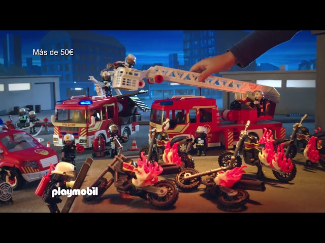 Vídeo relacionado con PLAYMOBIL City Action 9463 Camión de Bomberos con Escalera, Luces y Sonido, A Partir de 5 años