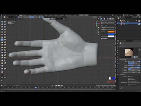 Blender 2 93 LTS Hand Modeling