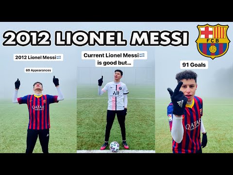 2012 Lionel Messi was a OUT OF THIS WORLD👽🌏 #Shorts