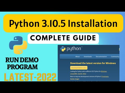 How to Install Python 3.10.5 on Windows 10/11 [ 2022 Update ] Complete Guide | Python Installation