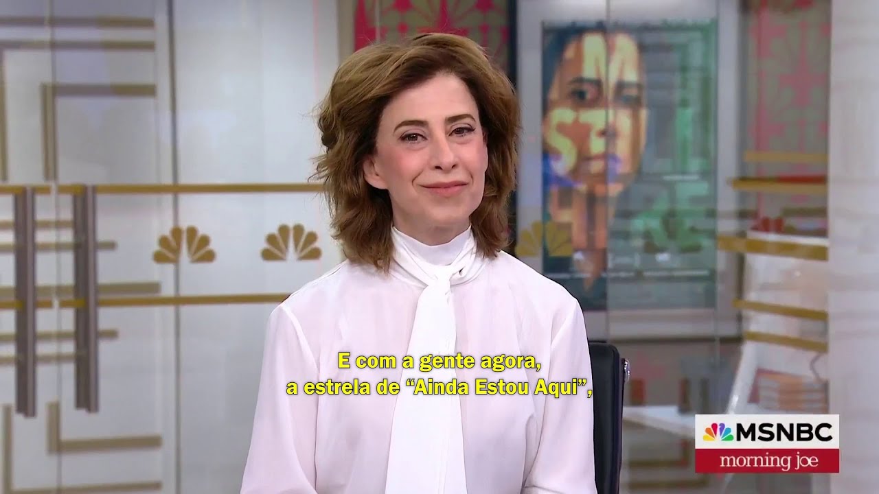 Entrevista de FERNANDA TORRES no Morning Joe da MSNBC (Legendado)