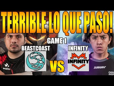 BEASTCOAST VS INFINITY [BO3] - GAME 1 - K1 HECTOR VS PARKER - DPC SA 2023 Tour 1: Division I