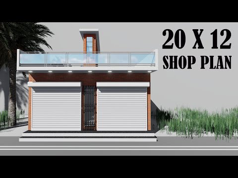 20 by 12 shop plan , 12x20 me do dukane , 12*20 house and shop design