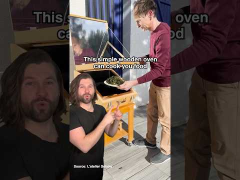 You can cook food using the sun with this solar oven! #shorts