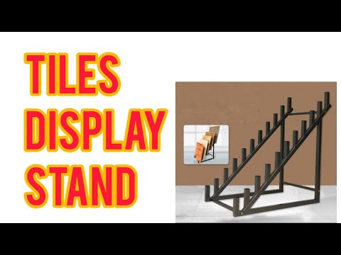 Metal metalic tiles display stand, for promotional