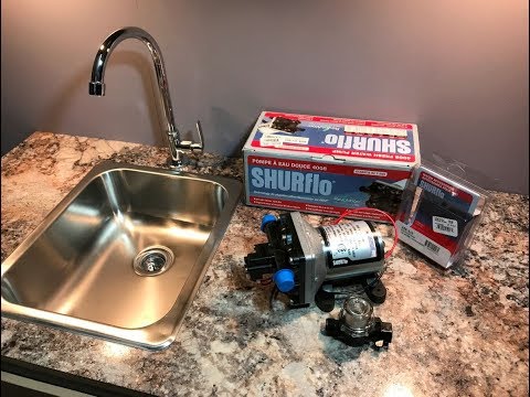 How To Build A DIY Travel Trailer - Part 57 (Shurflo 3.0 and Filter)