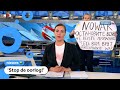 Vrouw protesteert live in Russisch journaal tegen de oorlog