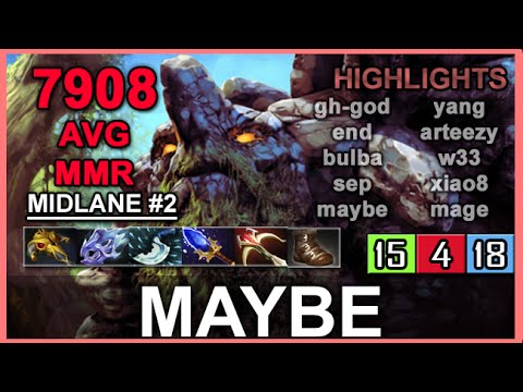Maybe Tiny | Highest MMR GAME EVER PLAYED 7908 Avg MMR Game Highlights